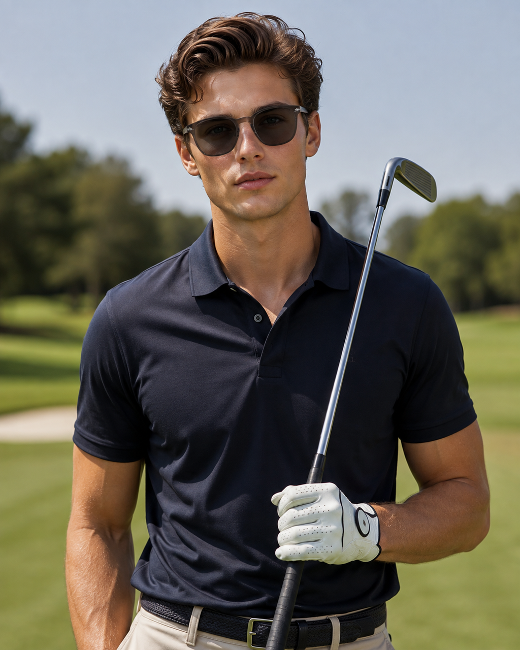 Odian Rectangle Metal Photochromic Glasses