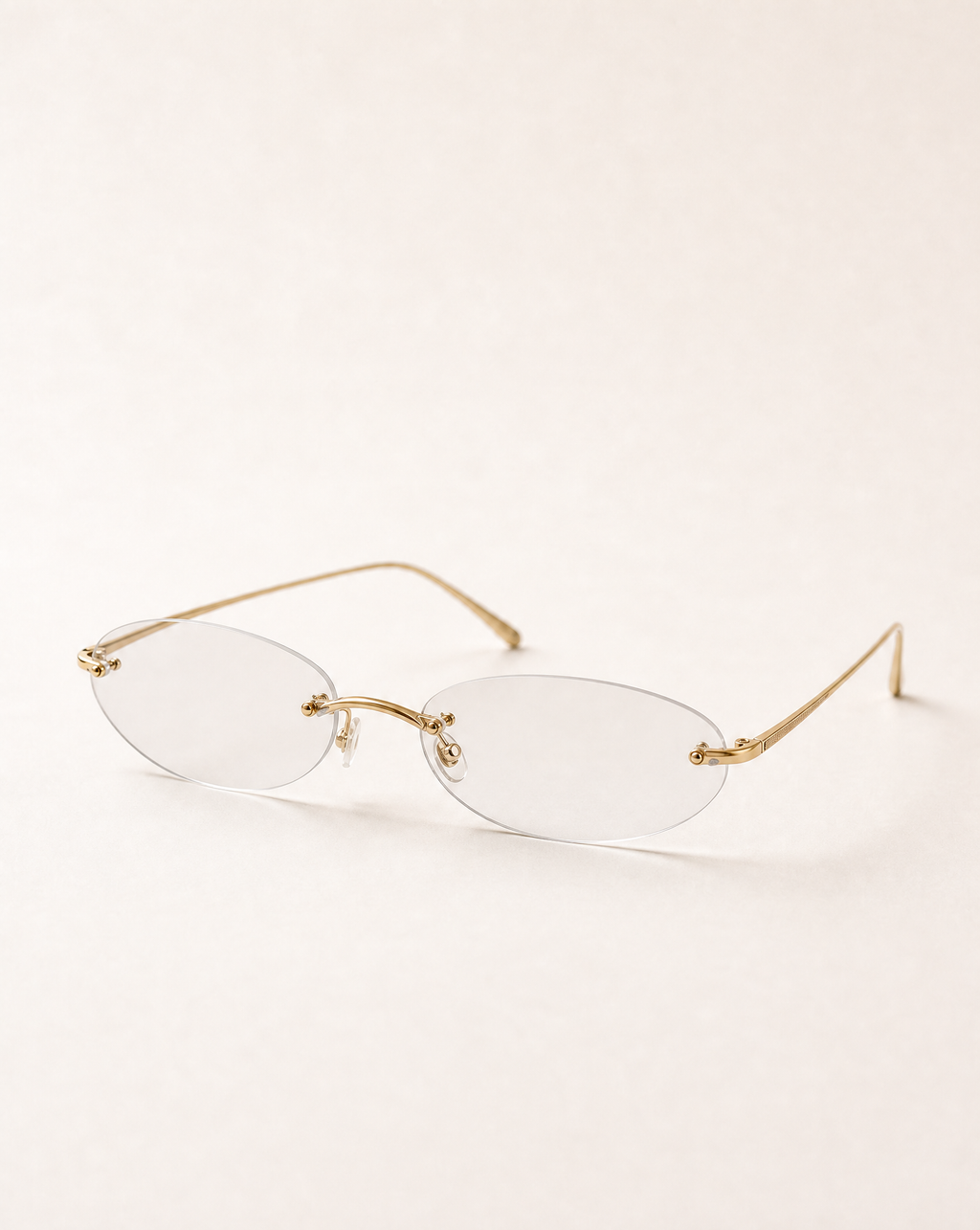 Odian Rimless Oval Custom Glasses – Style 12