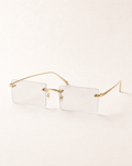 Odian Rimless Rectangle Custom Glasses – Style 11